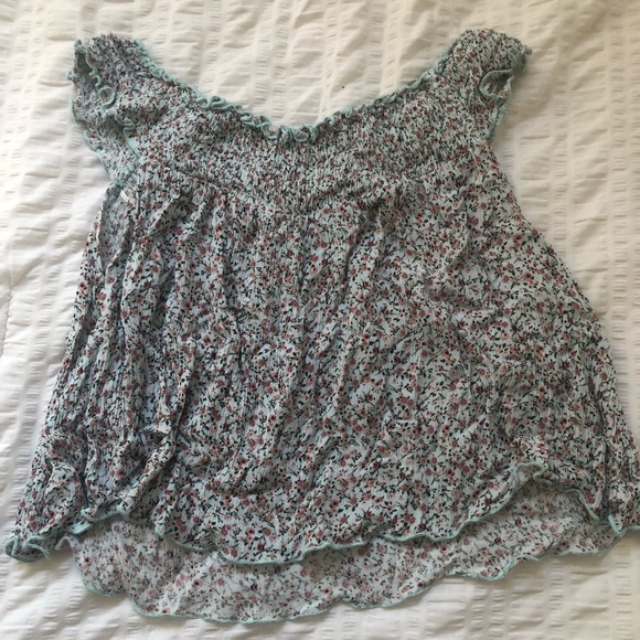 Off the shoulder floral top - Picture 1 of 2